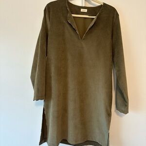 J. Jill Olive Green Tunic Dress